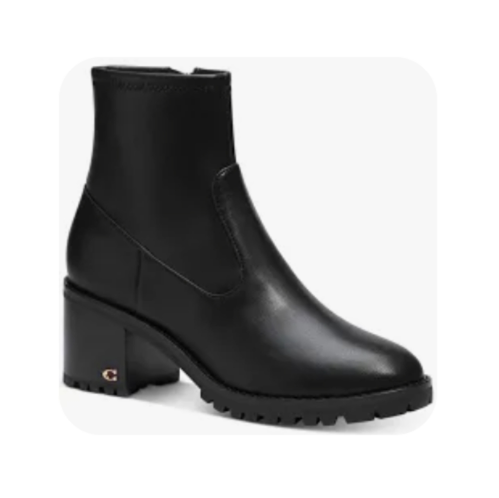Coach Joy Leather Booties
